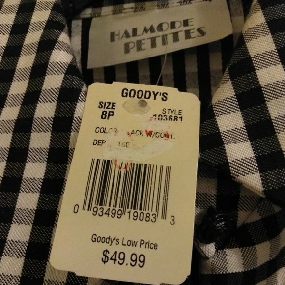 🛍👚💲HALMODE PETITES TOP - Picture 3 of 3